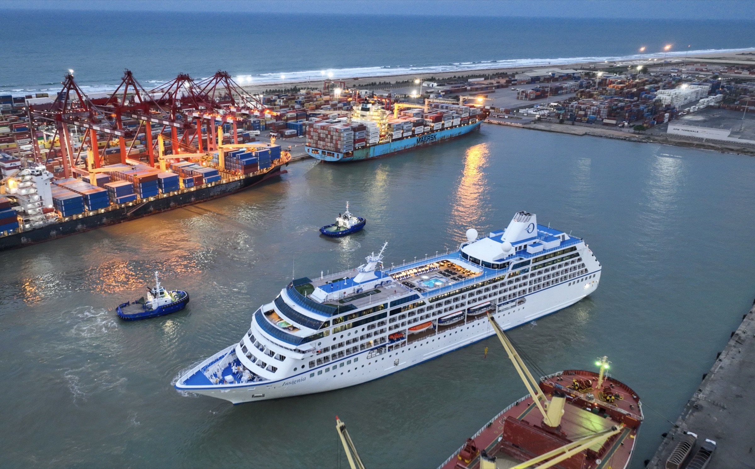 Paquebot de croisière accueilli au Port de Cotonou
